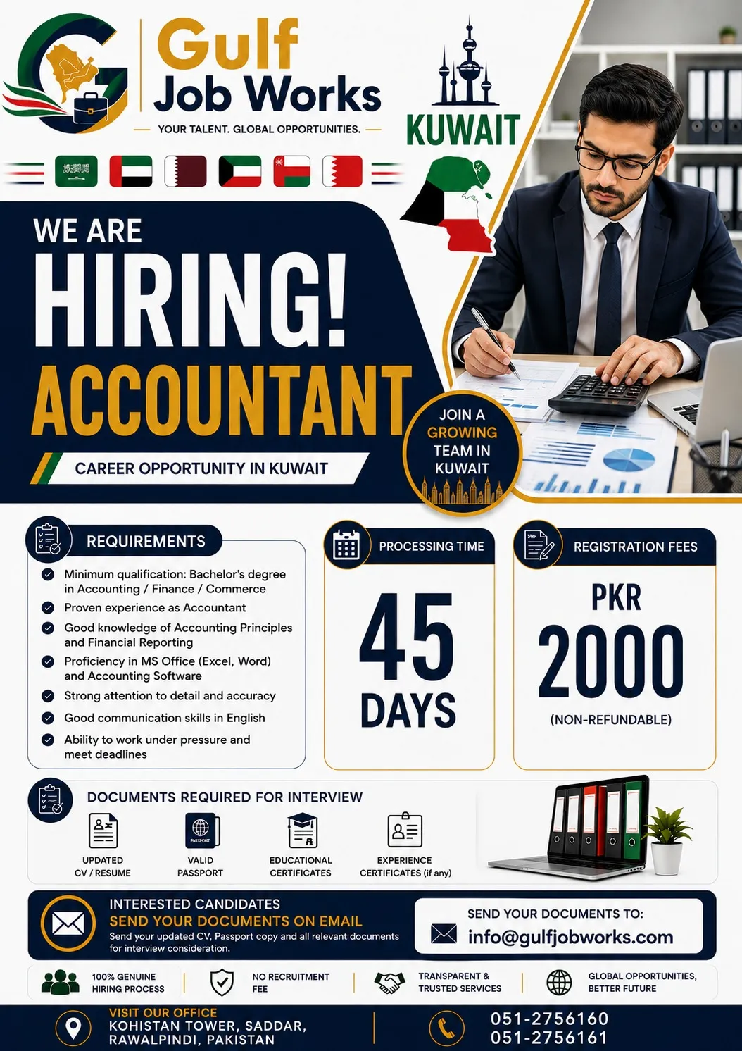 Accountant jobs in Kuwait