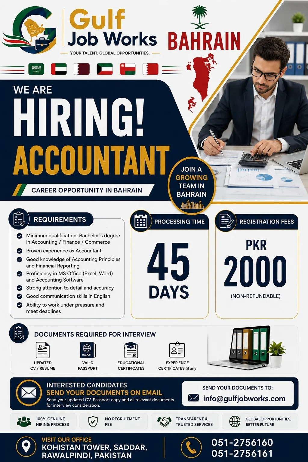 Accountant jobs in bahrain