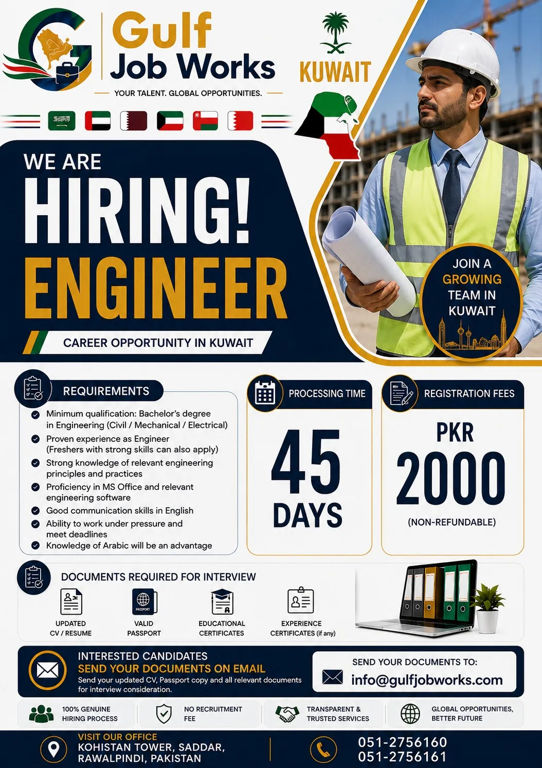 Engineer jobs in Kuwait